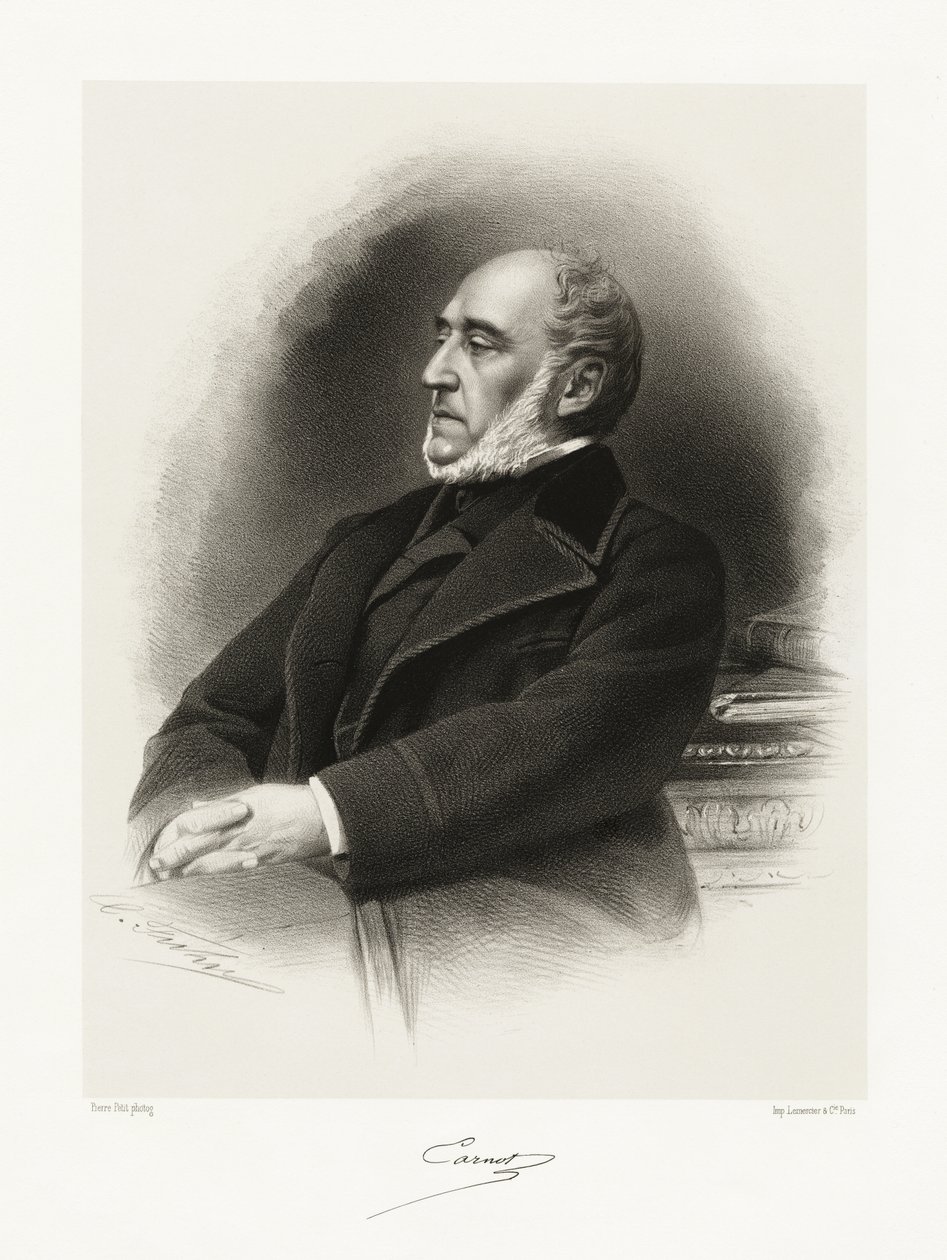 Lazare Hippolyte Carnot, 1865-66 af Pierre Petit