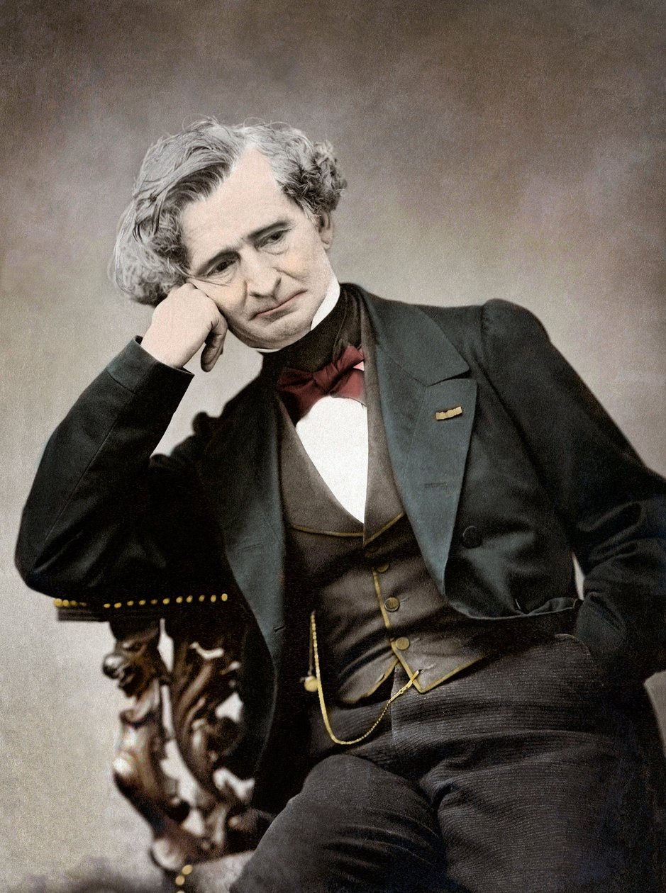 Portræt af Hector Berlioz (1803-69) af Pierre Pepetit (1832-1909) af Pierre Petit