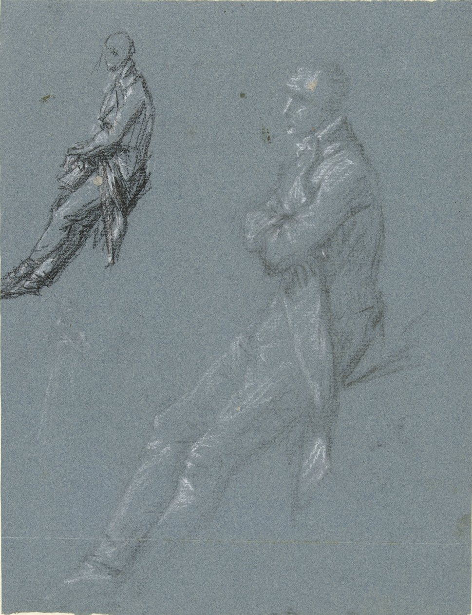 To studier af Rutger Jan Schimmelpenninck og en skitse af hans kone af Pierre Prud