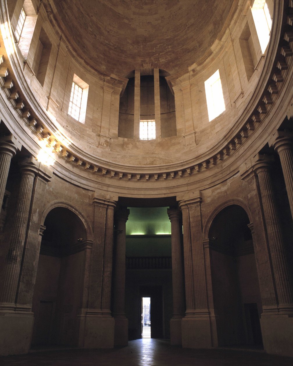 Barokarkitektur: Chapel of the Old Charite (1679 - 1707), klosteret Marseille, af arkitekten Pierre Puget (1622 - 1694). Indvendig udsigt. Marseille, Bouches du Rhone (Bouches-du-Rhone) (13). af Pierre Puget