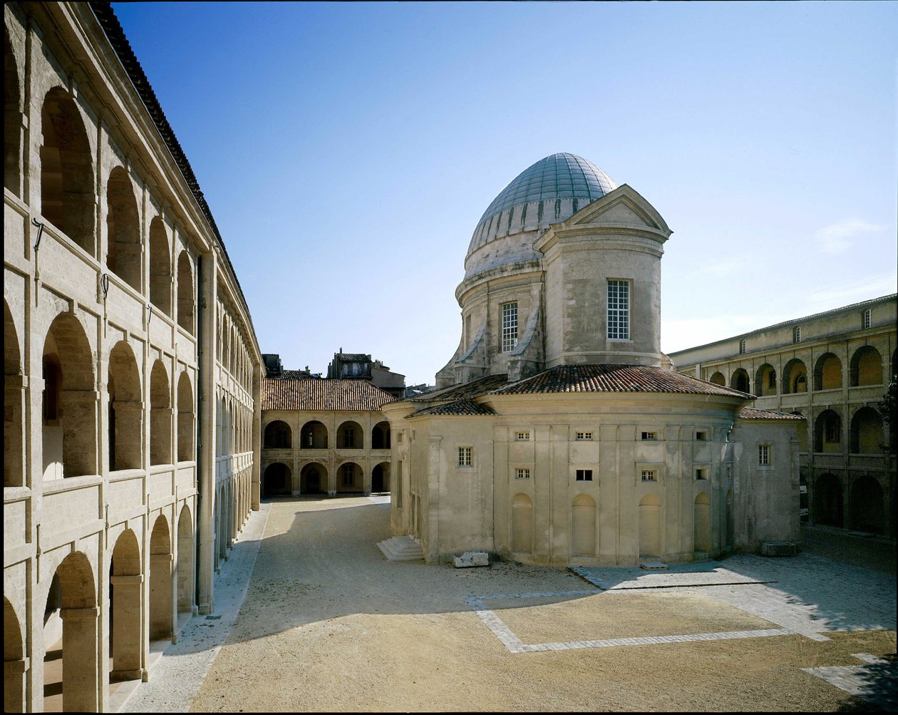 Church of La Vieille Charite, klosteret i Marseille, Frankrig. Barok arkitektur, af Pierre Puget af Pierre Puget
