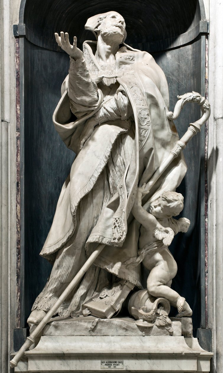 Sankt Alexander Sauli (skulptur af Pierre Puget
