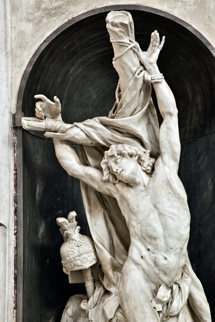 Sankt Sebastian, detalje (Skulptur af Pierre Puget