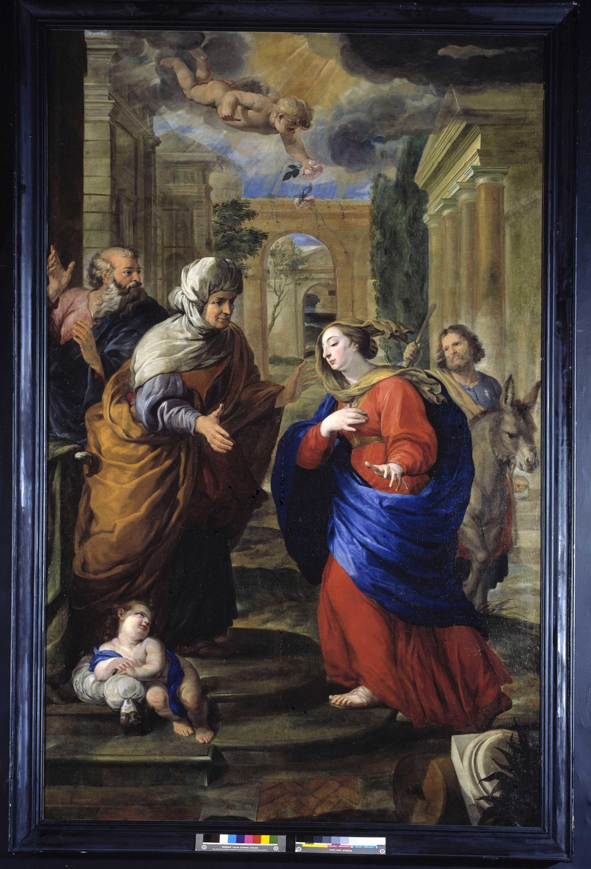 The Visitation (olie på lærred) af Pierre Puget