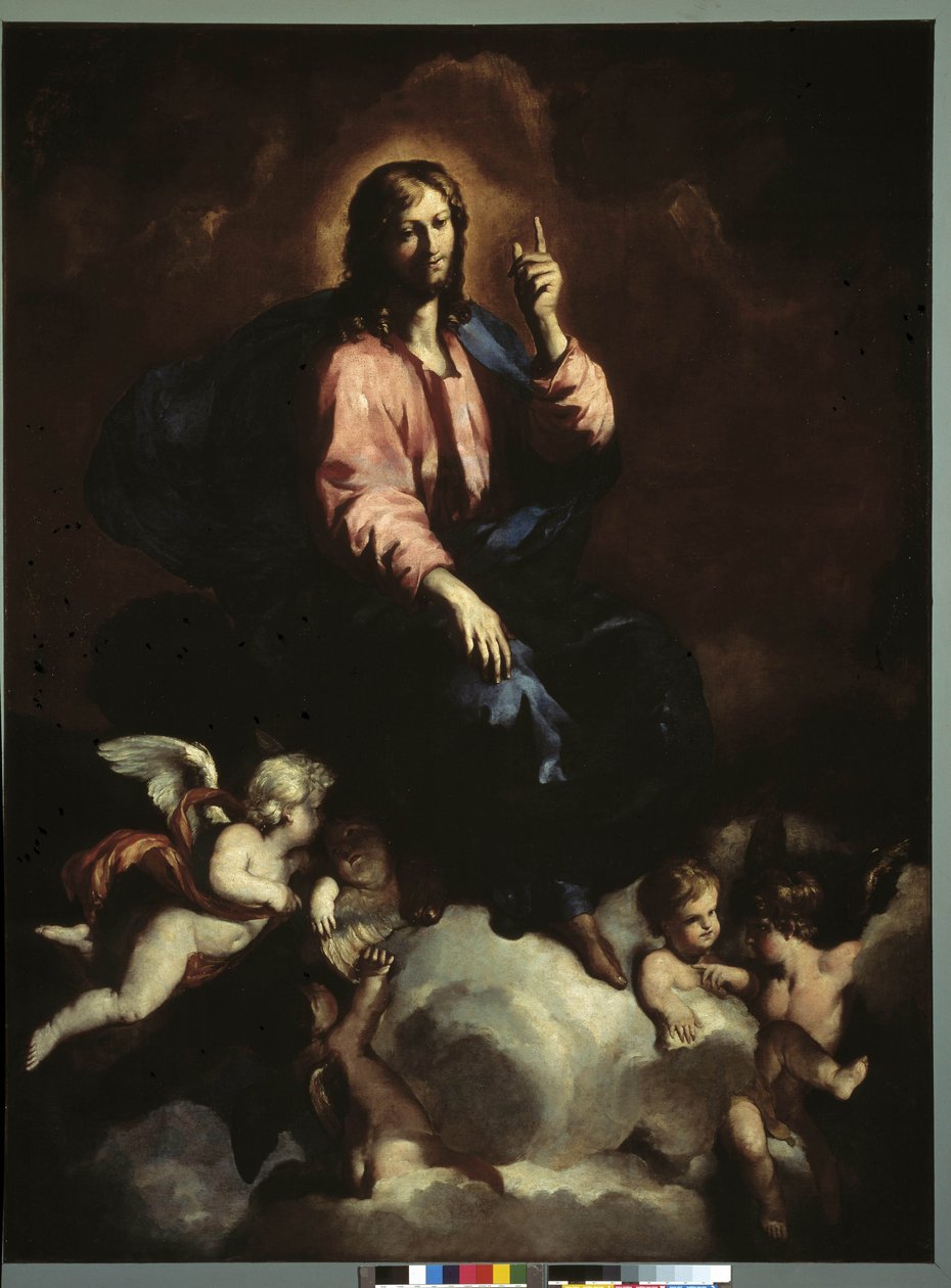 Verdens frelser, 1655 (olie på lærred) af Pierre Puget