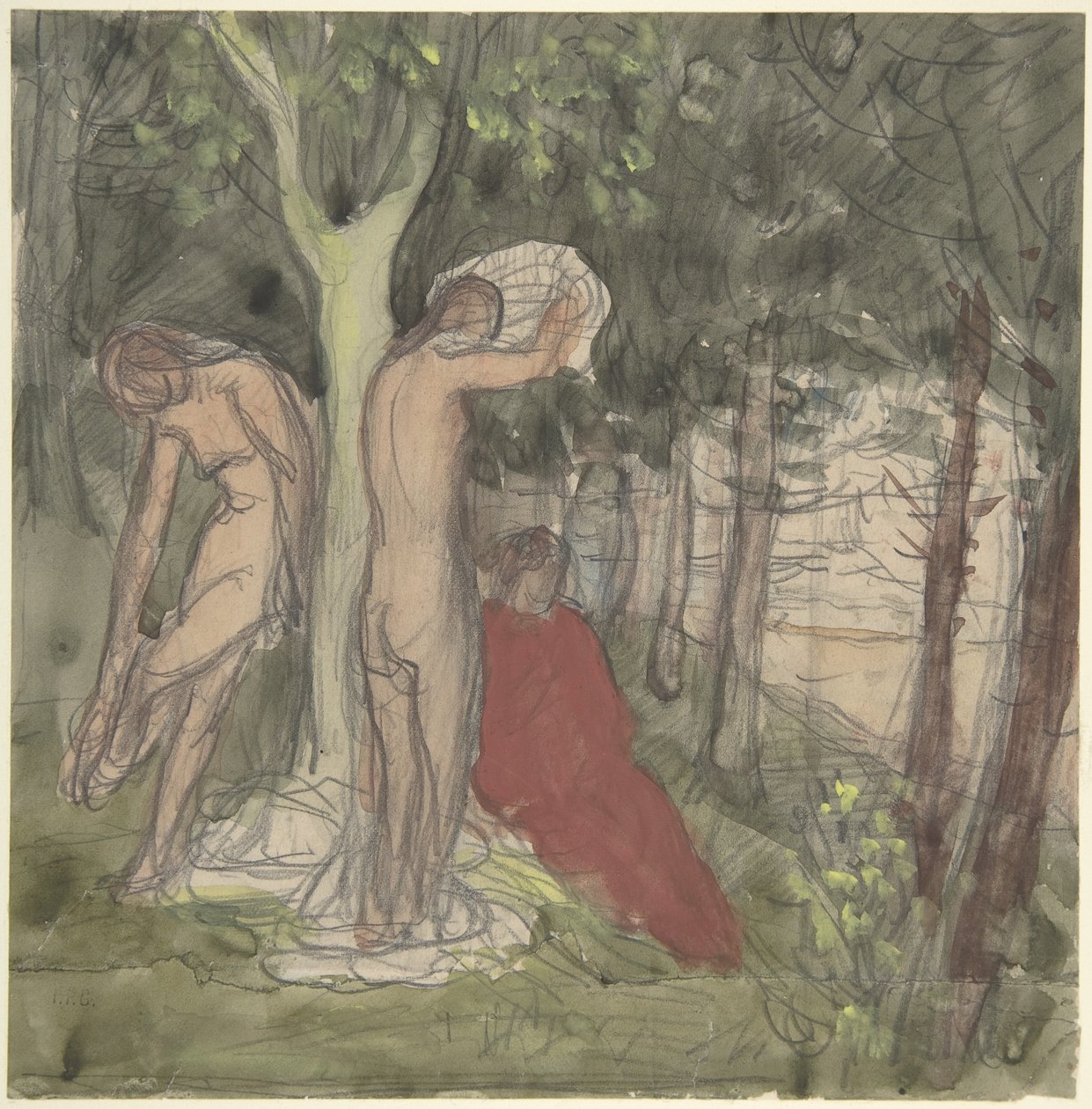 Badende af Pierre Puvis de Chavannes