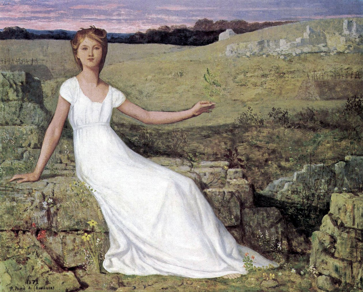 Håbet af Pierre Puvis de Chavannes