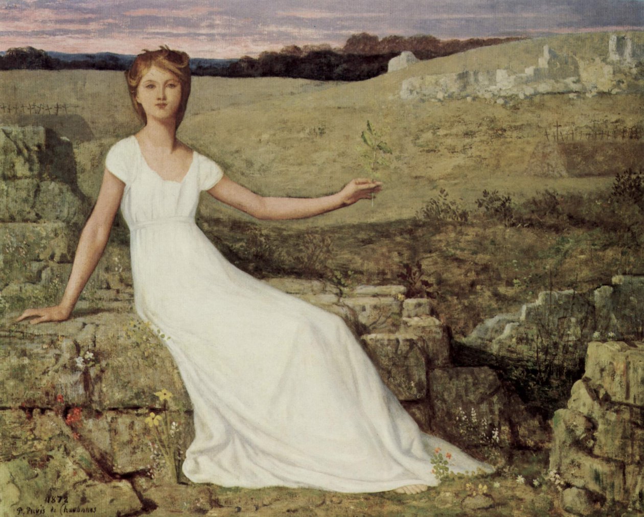 Håbet af Pierre Puvis de Chavannes