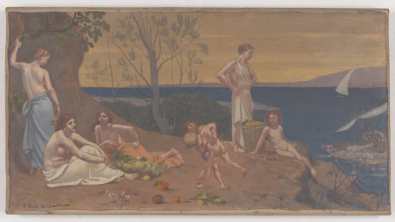Sødt land (behageligt land) af Pierre Puvis de Chavannes