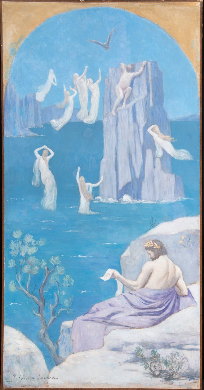 Dramatisk poesi (Aischylus) af Pierre Puvis de Chavannes