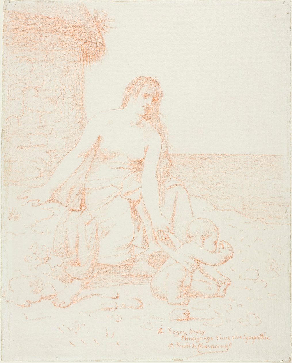 Fiskerens familie af Pierre Puvis de Chavannes
