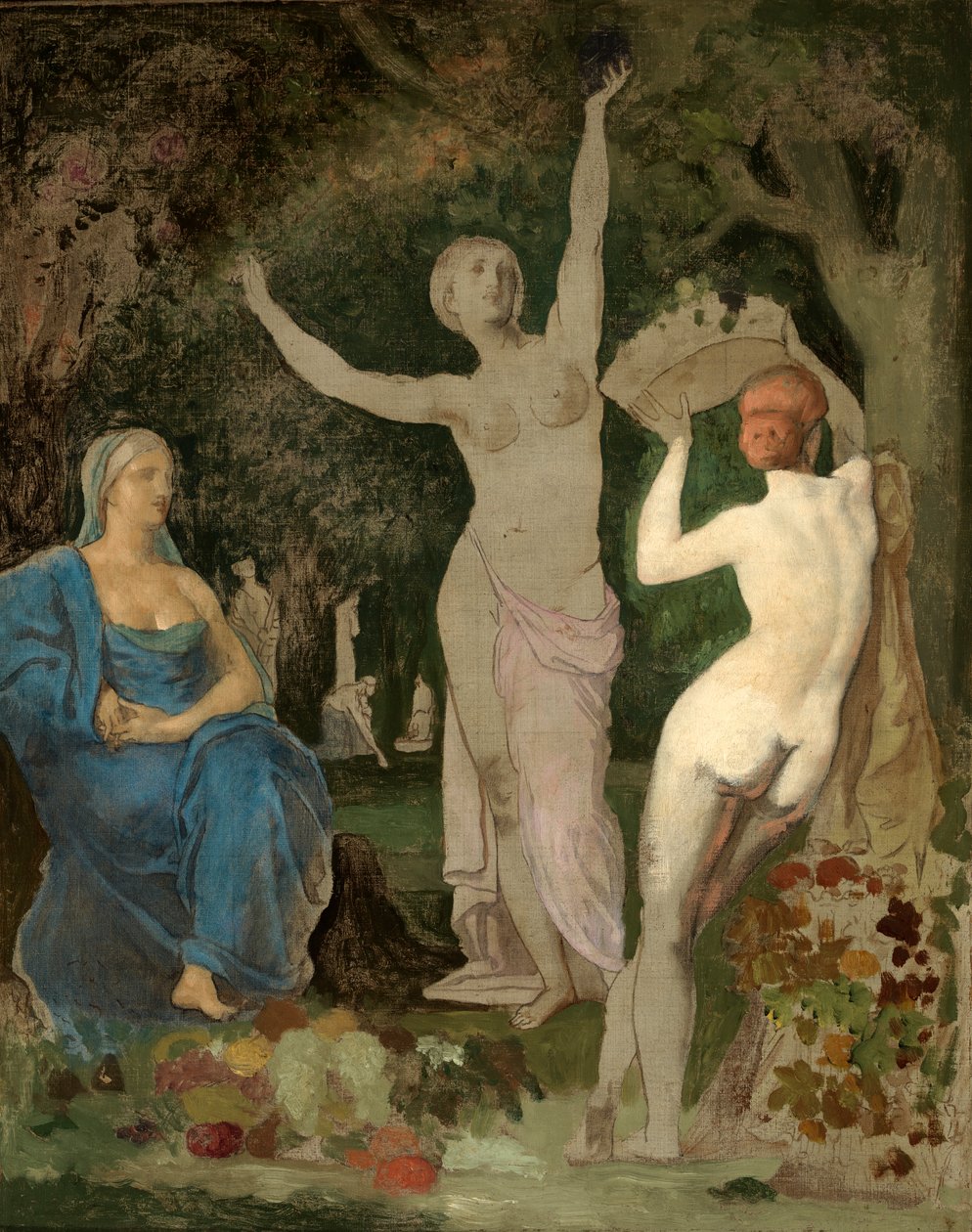 Efterår, ca. 1864. af Pierre Puvis de Chavannes