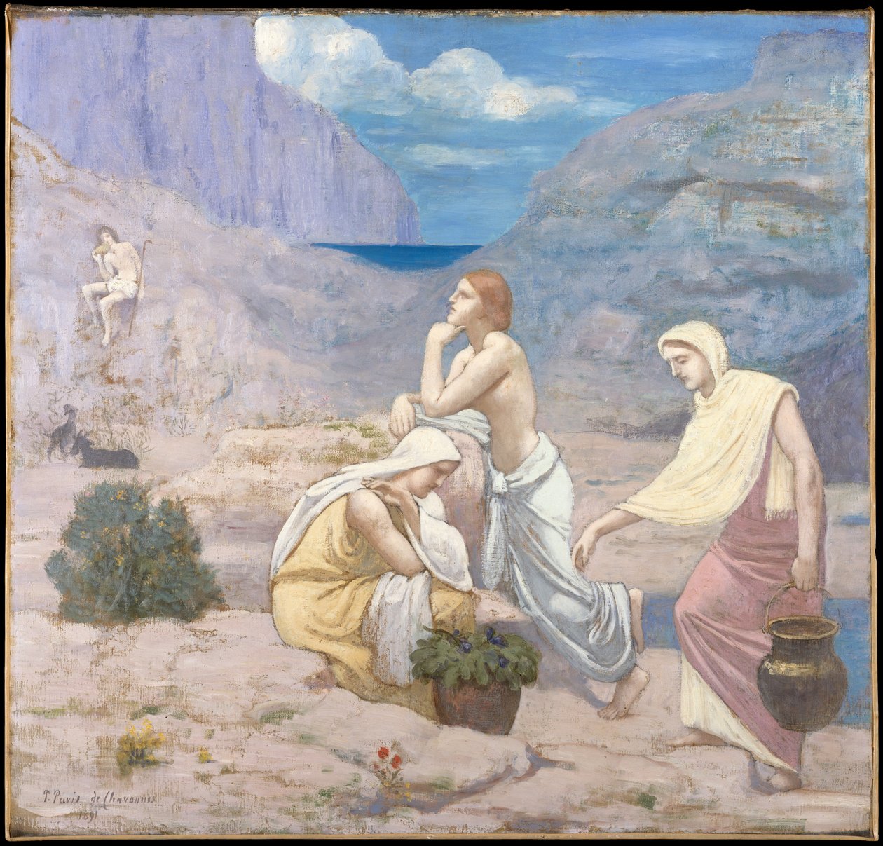Hyrdesangen af Pierre Puvis de Chavannes