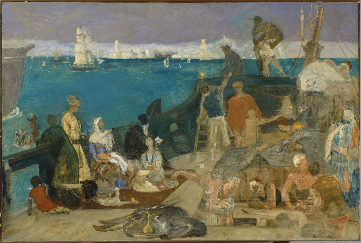 Marseille, porten til Orienten af Pierre Puvis de Chavannes