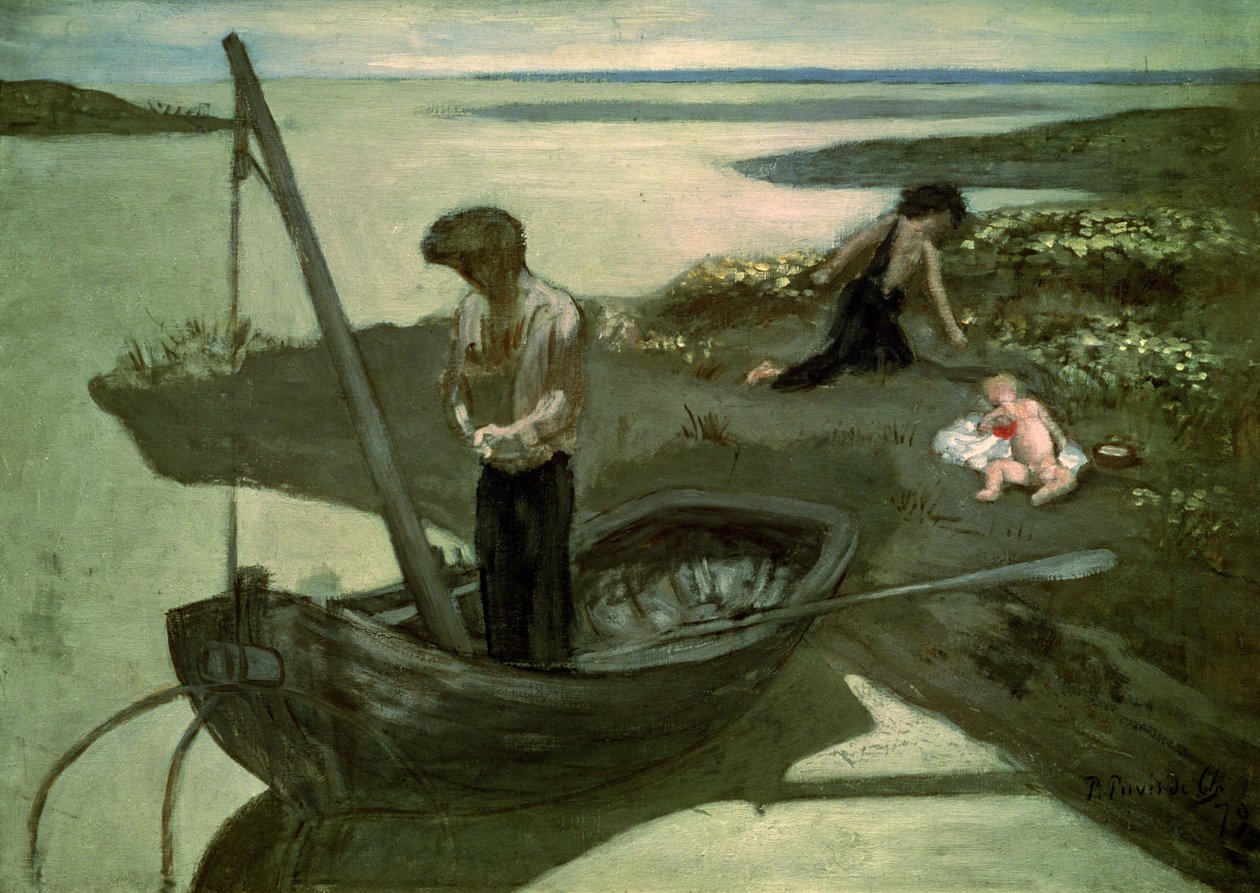 Skitse til den stakkels fisker af Pierre Puvis de Chavannes