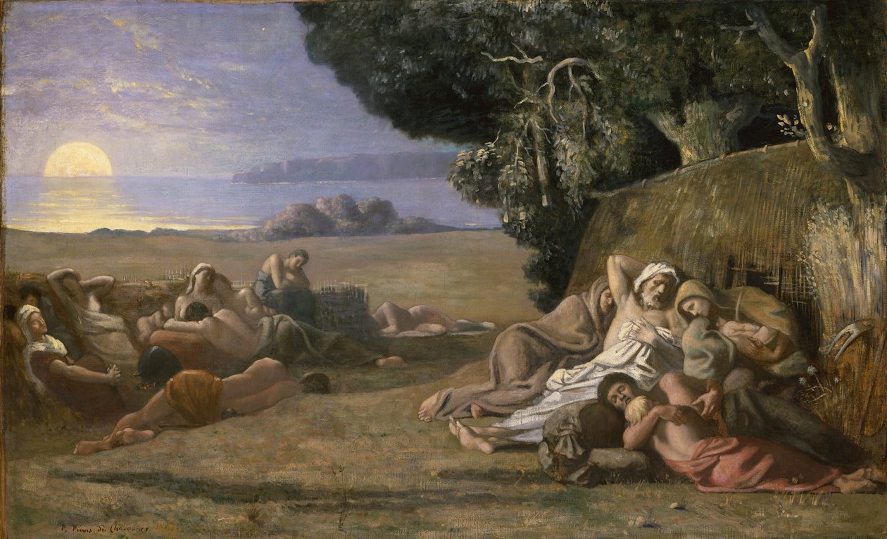 Søvn, ca. 1867-70 af Pierre Puvis de Chavannes