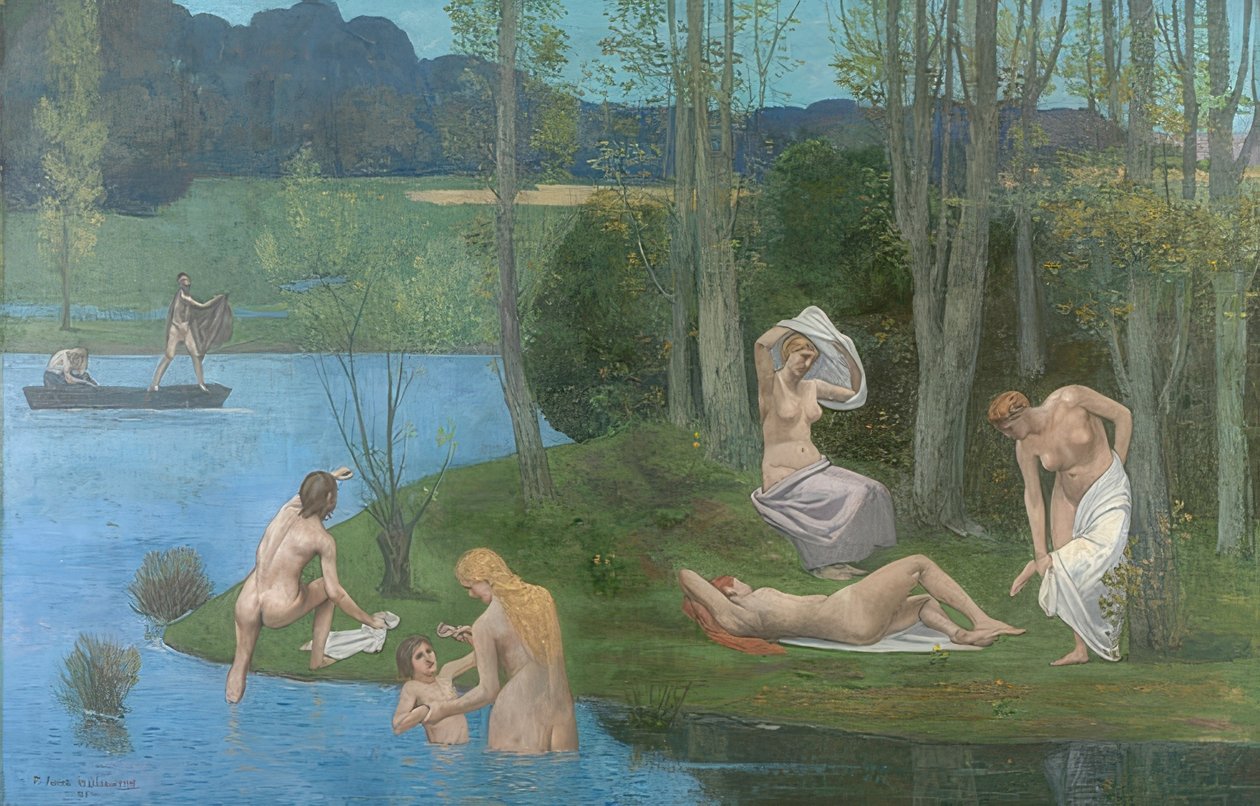 Sommer. 1891 af Pierre Puvis de Chavannes