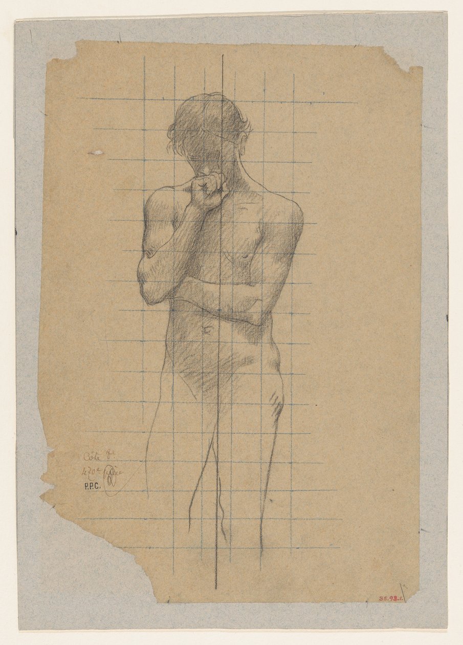 Studie til Geometri i „Sorbonne“ af Pierre Puvis de Chavannes