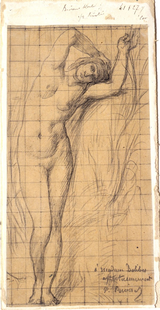 Studie für die Figur von "La Saône" af Pierre Puvis de Chavannes