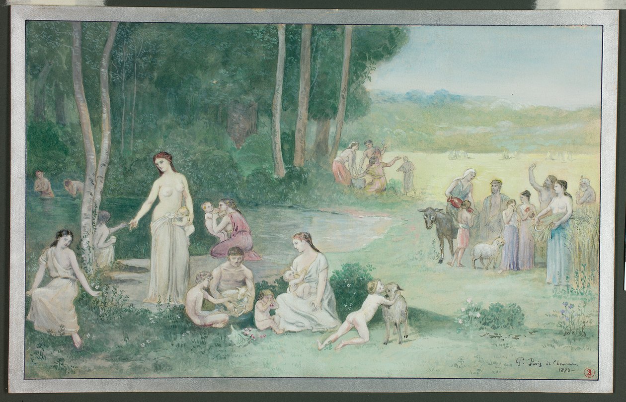 Sommer af Pierre Puvis de Chavannes
