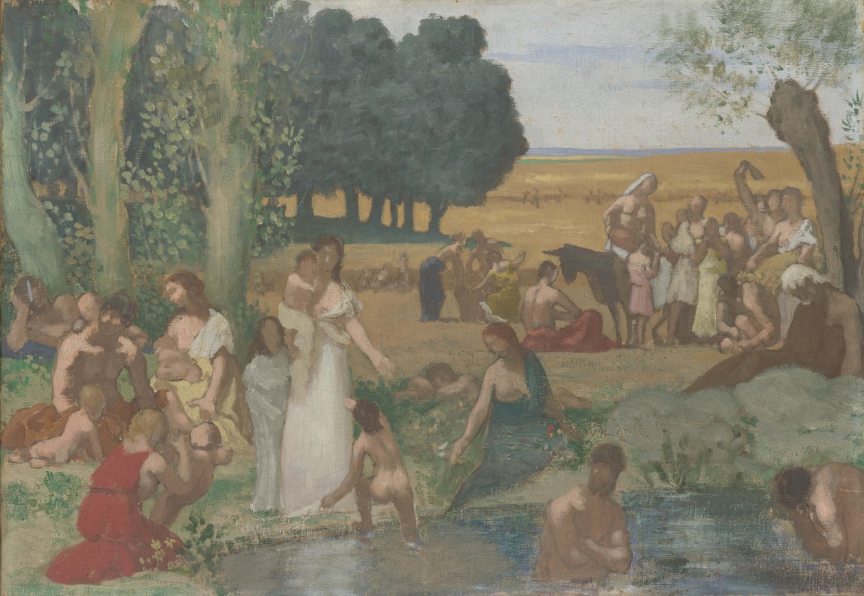 Sommer før 1873 af Pierre Puvis de Chavannes