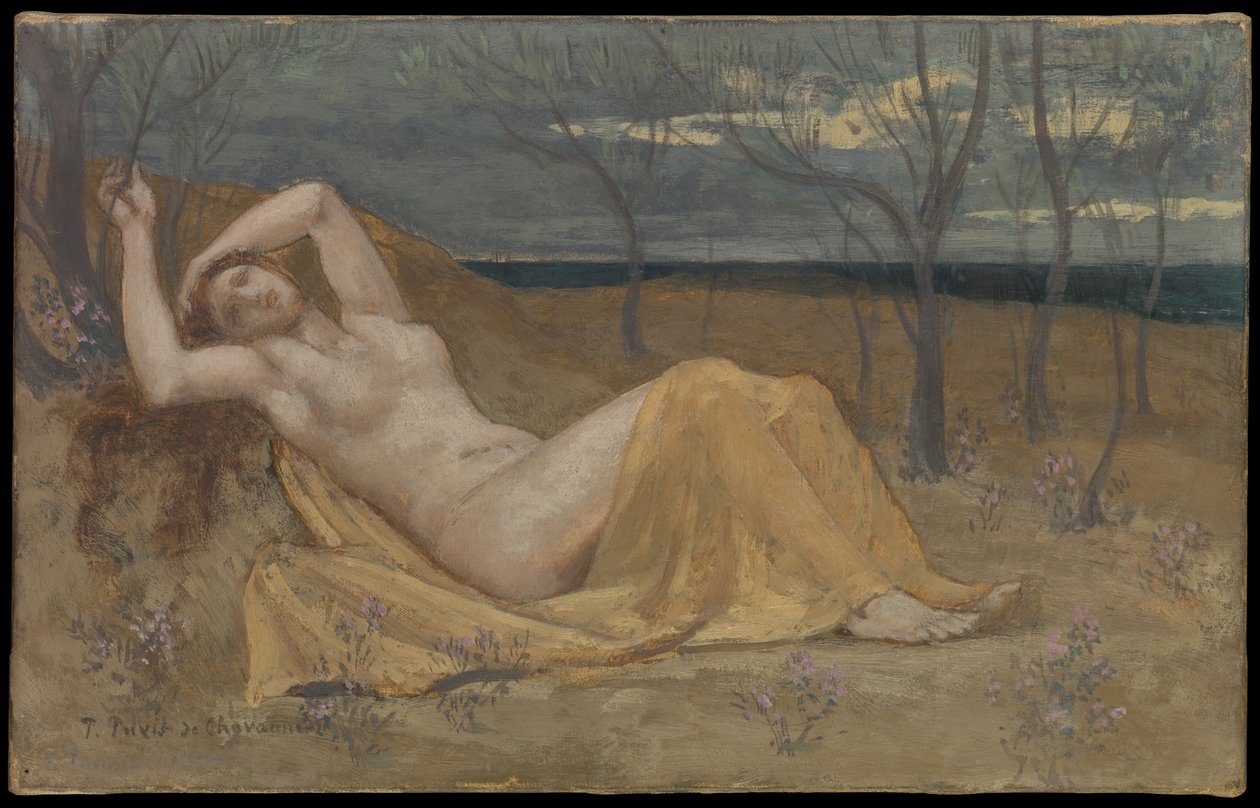 Tamaris af Pierre Puvis de Chavannes
