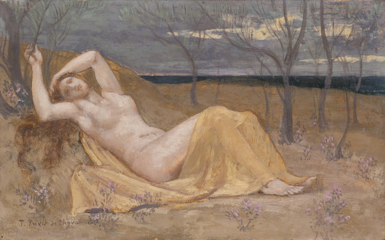 Tamarisk, c.1886-87 af Pierre Puvis de Chavannes