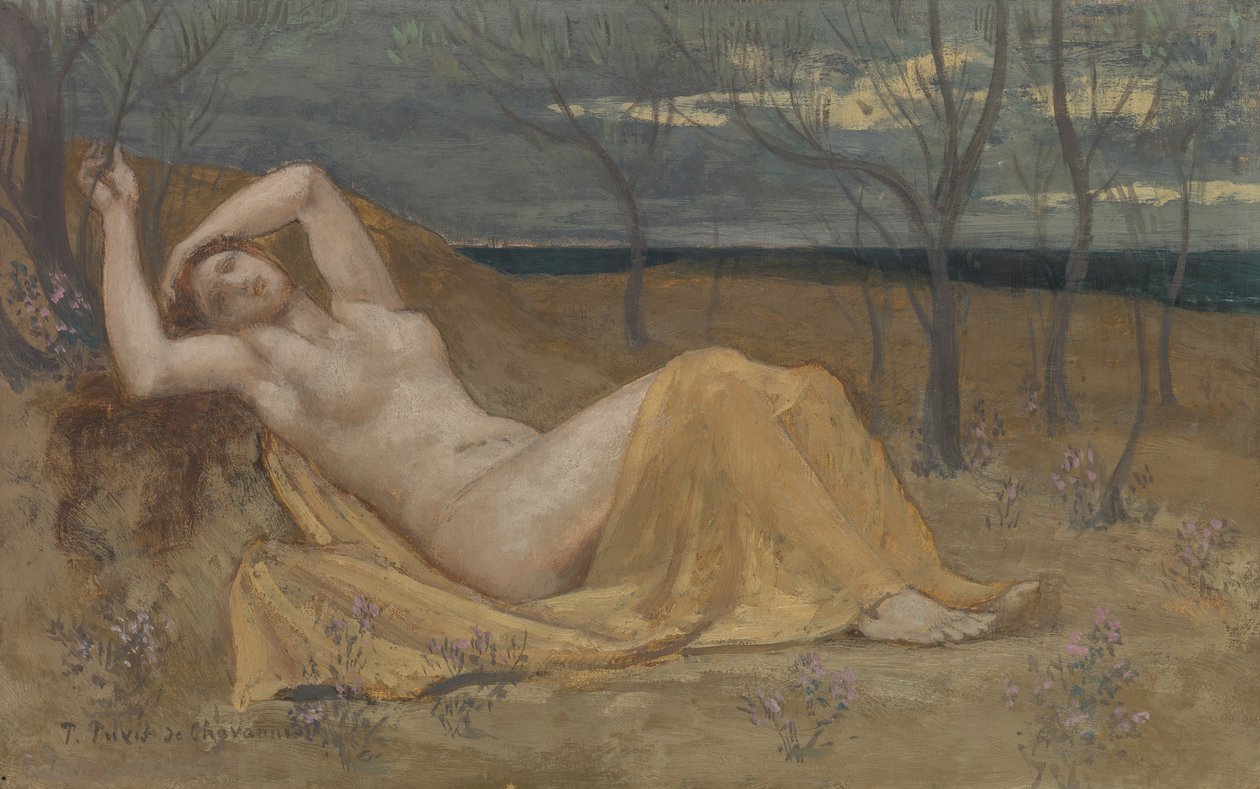 Tamaris, ca. 1886-87. af Pierre Puvis de Chavannes