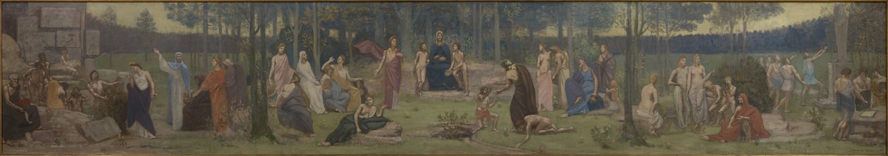 Allegorien om Sorbonne af Pierre Puvis de Chavannes