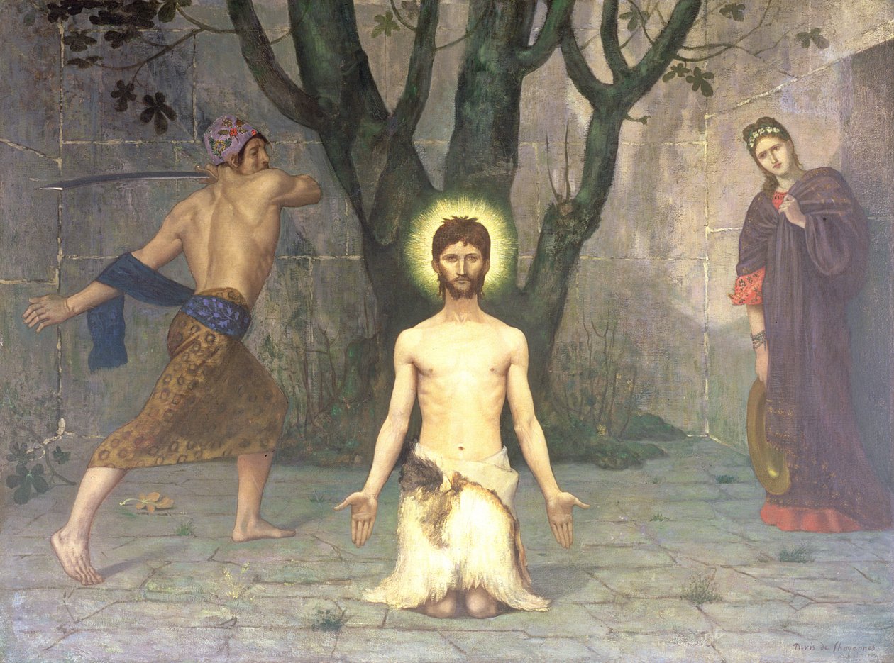 Halshugningen af Johannes Døberen, 1869 af Pierre Puvis de Chavannes