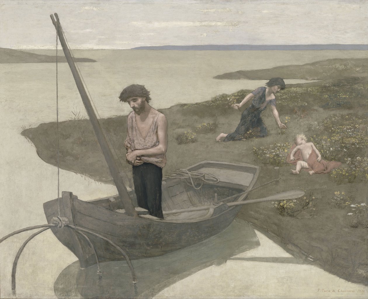 Den fattige fisker, 1881 af Pierre Puvis de Chavannes