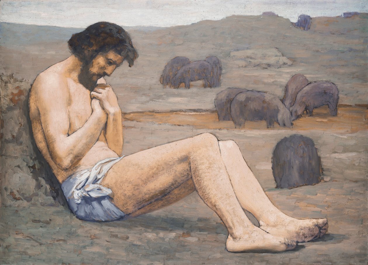 Den fortabte søn, ca. 1879 (olie på linned) af Pierre Puvis de Chavannes