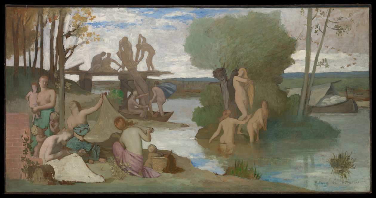 Floden af Pierre Puvis de Chavannes