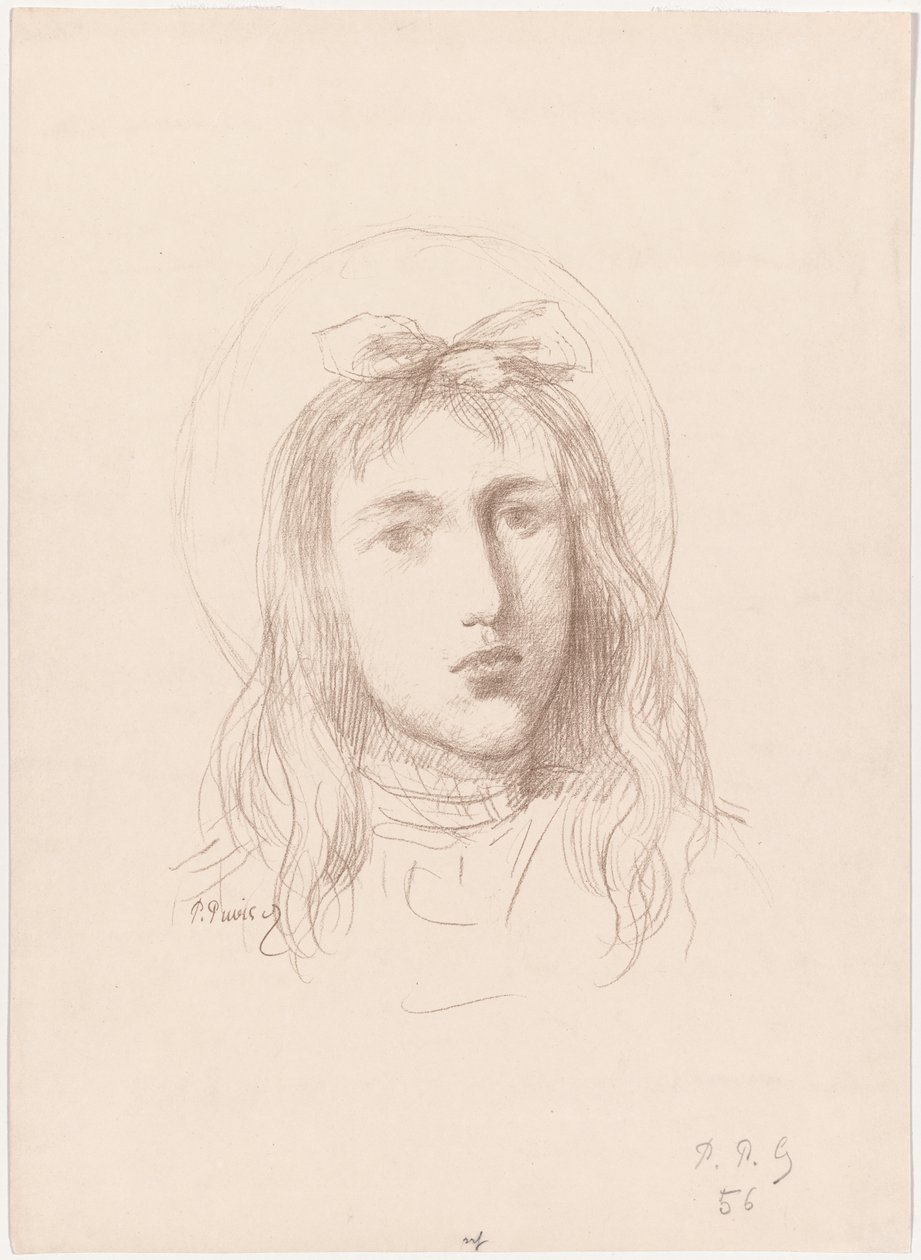 Pigehoved af Pierre Puvis de Chavannes