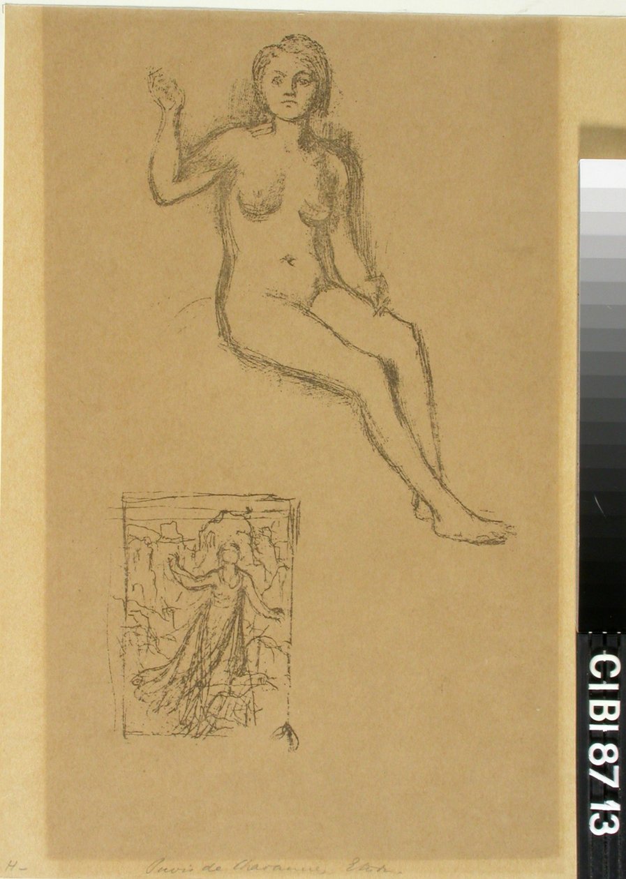 Ohne Titel af Pierre Puvis de Chavannes