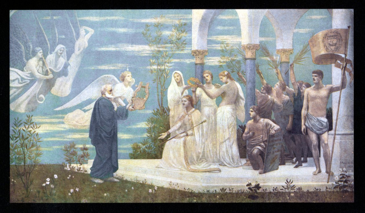 Victor HUGO - portræt af Pierre Puvis de Chavannes