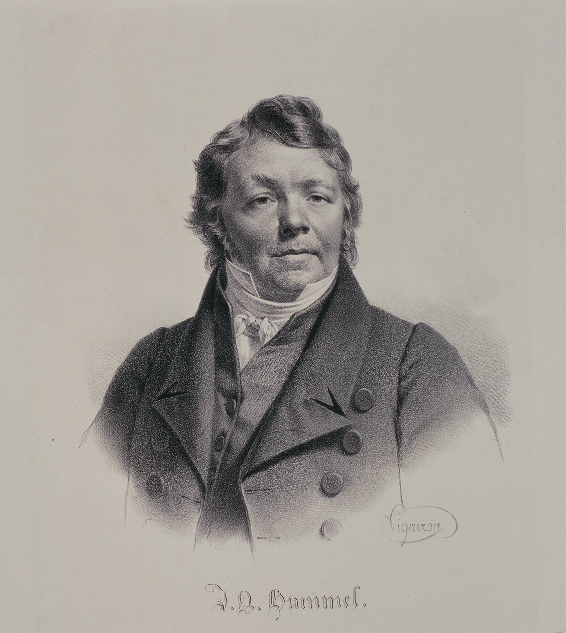Johann Nepomuk Hummel (1778-1837) af Pierre Roch Vigneron
