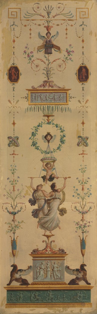 Dekorativt panel, 1790