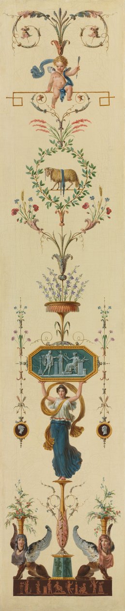 Dekorativt panel, 1790