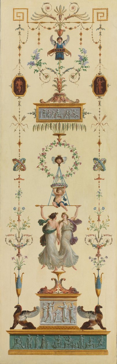 Dekorativt panel, 1790