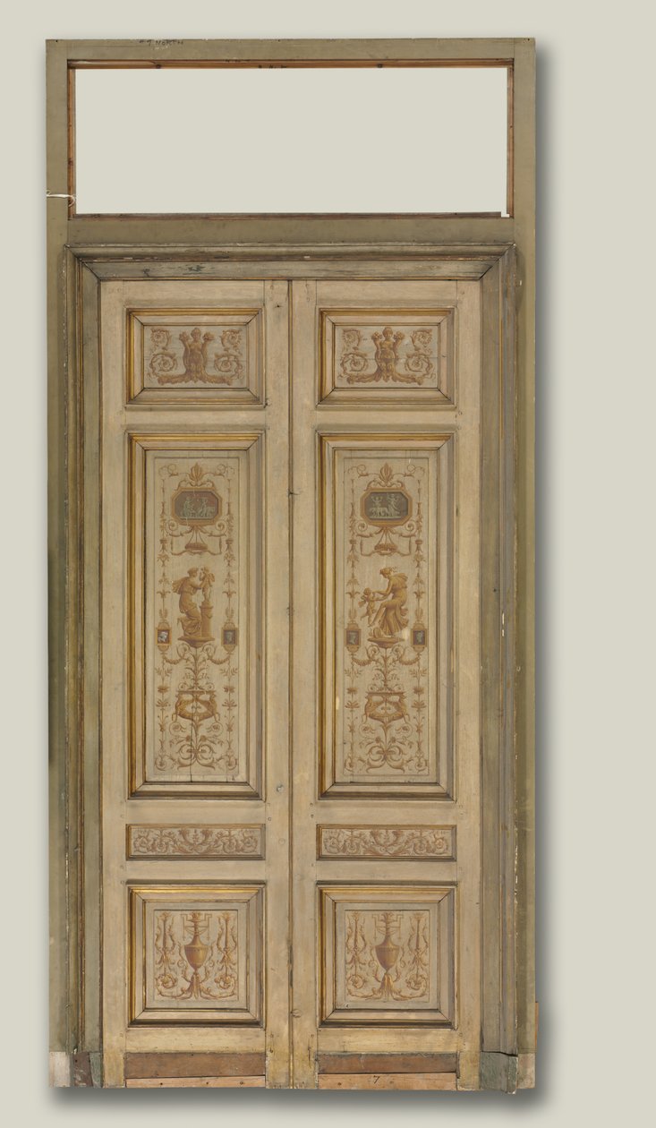 Dobbeltfløjede døre, 1790