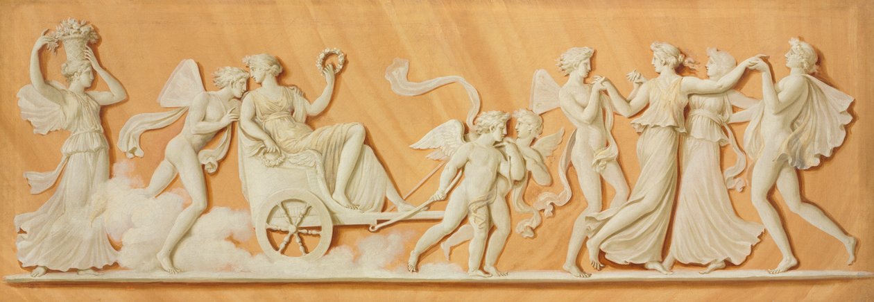 Overdørs maleri, 1790