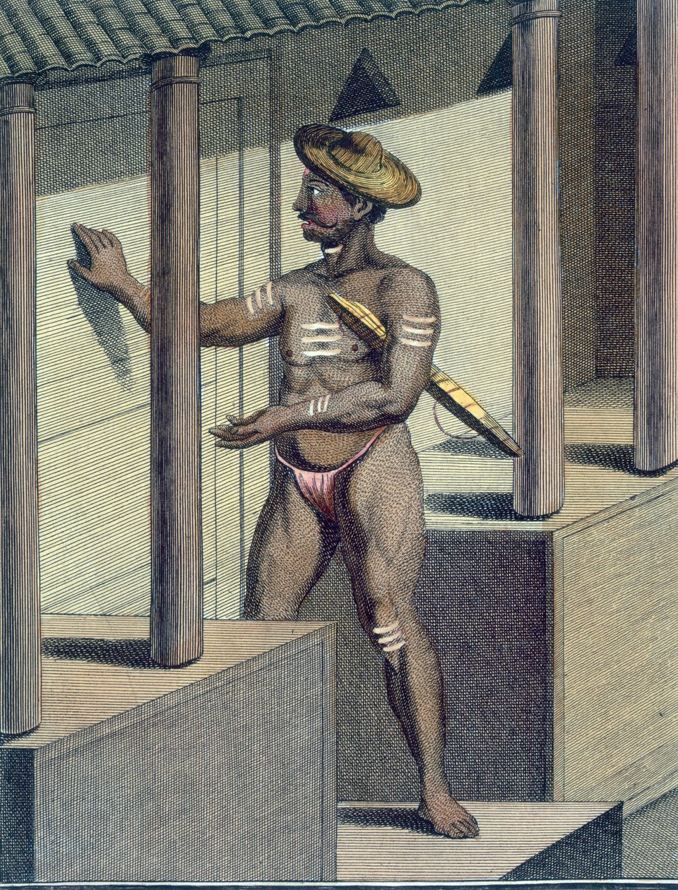 Carépatré Pandaron (religiøs hengiven lovet tavshed), indgraveret af Poisson, fra 
