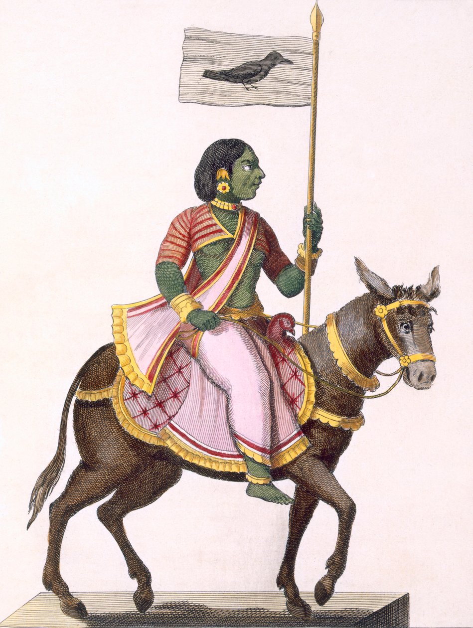 Moudevi, uenighedens og elendighedens gudinde, 1782. af Pierre Sonnerat