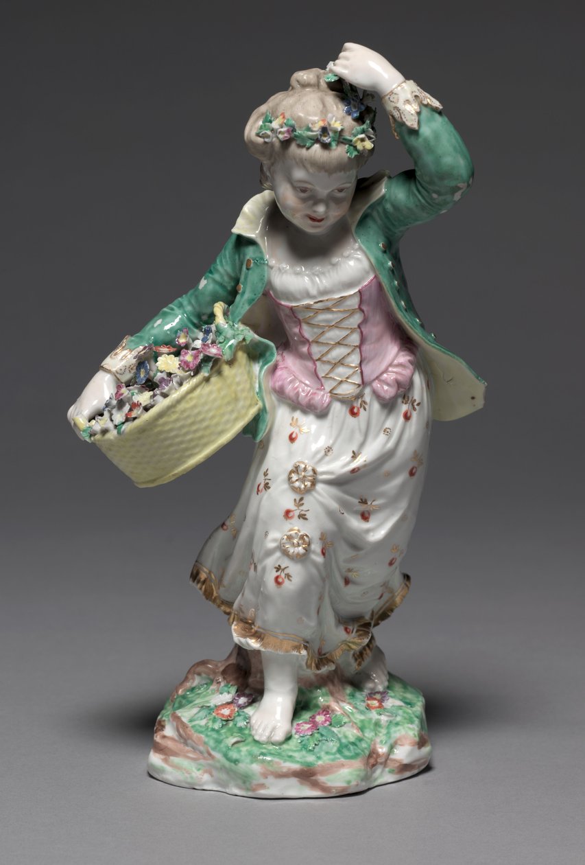 Efterår, fremstillet af Bristol Porcelain Factory, ca. 1775 af Pierre Stephan
