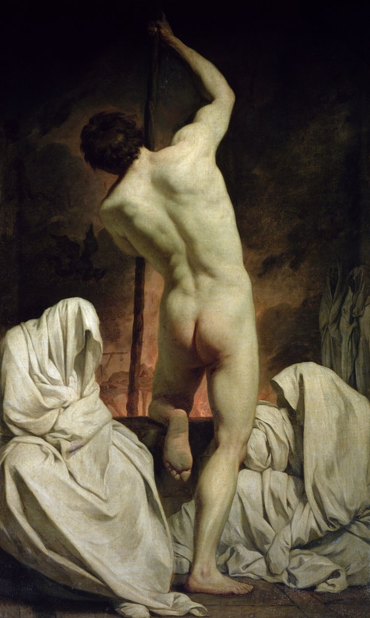 Charon Passing the Shades (olie på lærred) af Pierre Subleyras