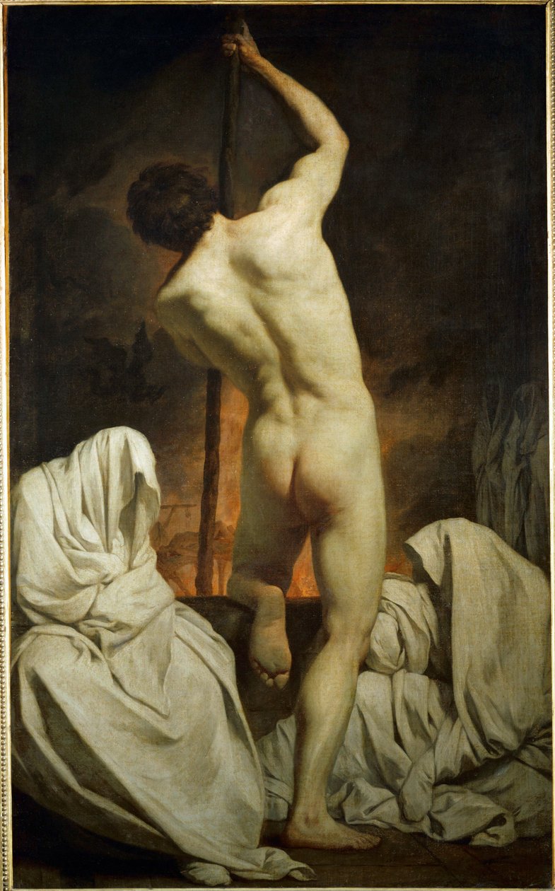 Charon passant les ombres - Charon i underverdenen ... af Pierre Subleyras