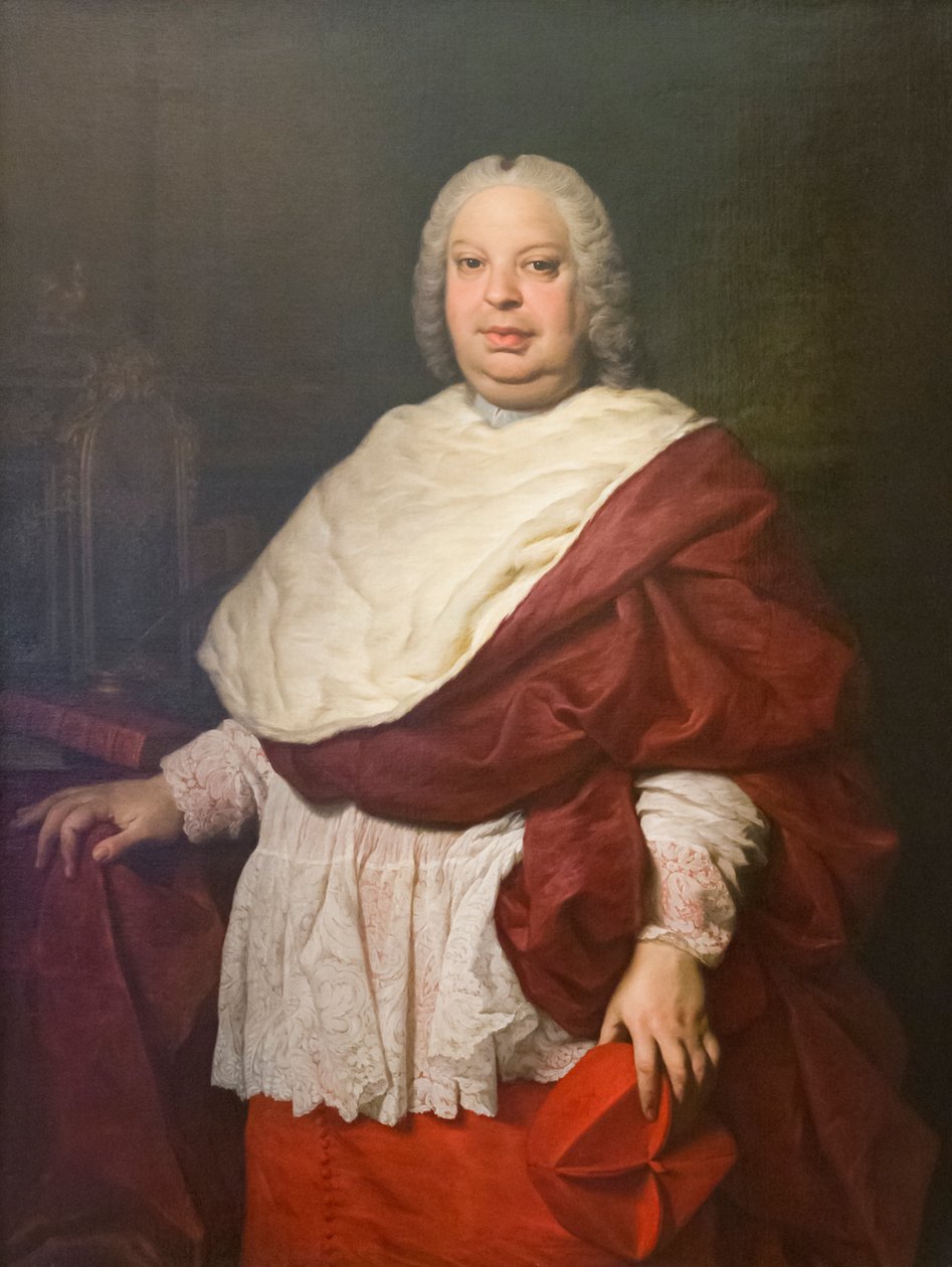 Portræt af kardinal Silvio Valenti Gonzaga, ca. 1745 (olie på lærred) af Pierre Subleyras