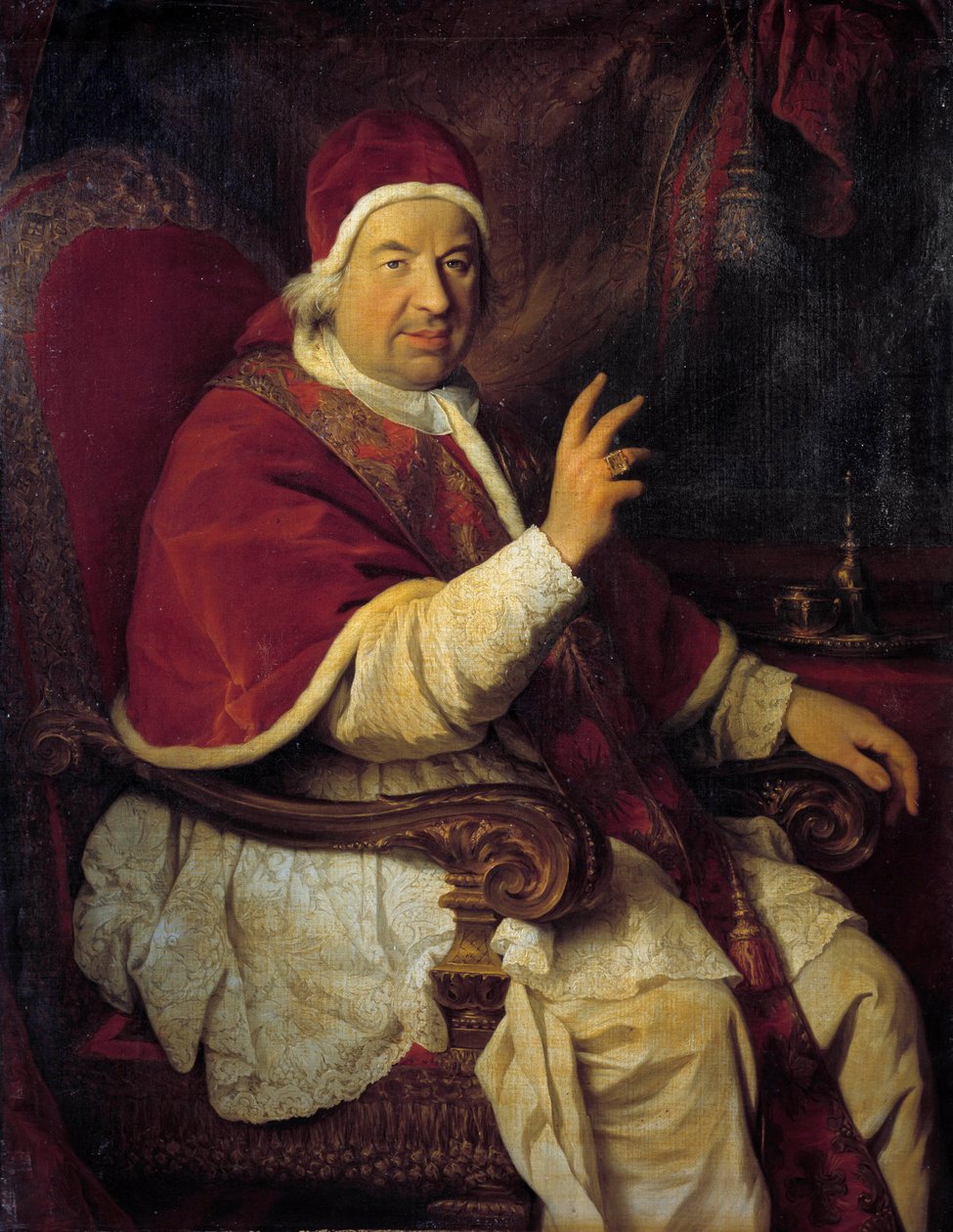 Portræt af pave Benedetto XIV (Benedetto 14 af Pierre Subleyras