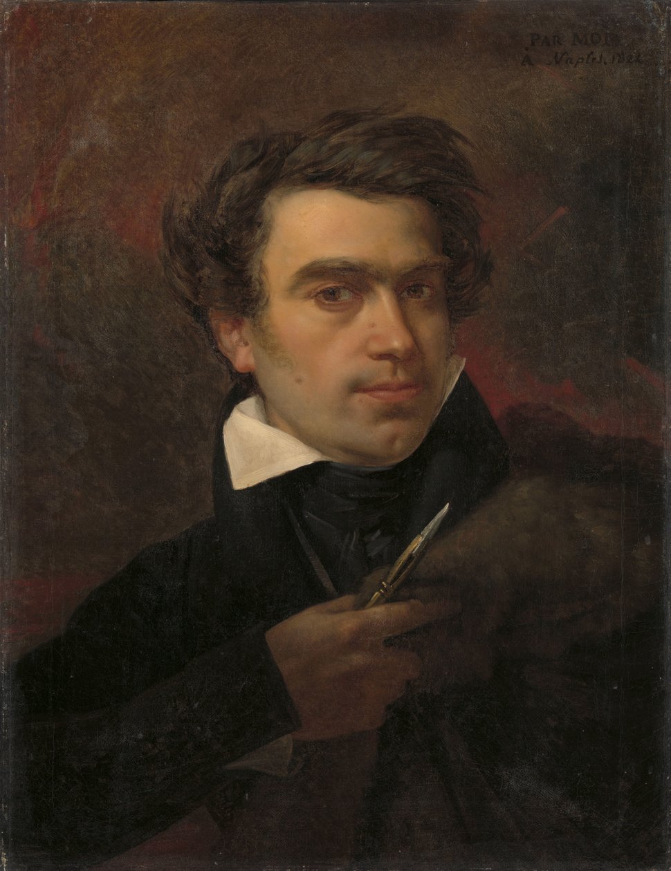 Selvportræt af Pierre Van Hanselaere